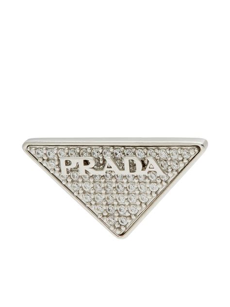 prada triangle earrings|buy prada bracero.